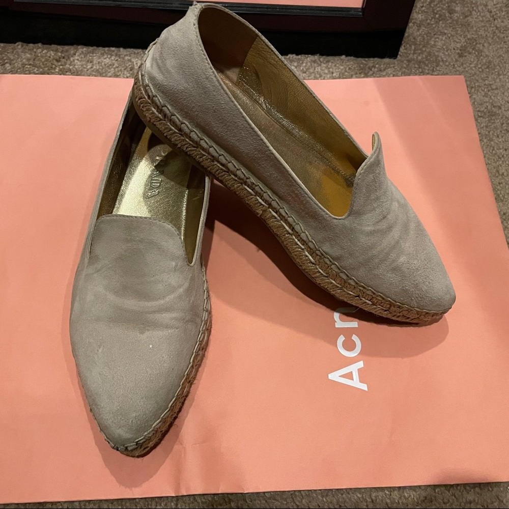 Prada real suede espadrille